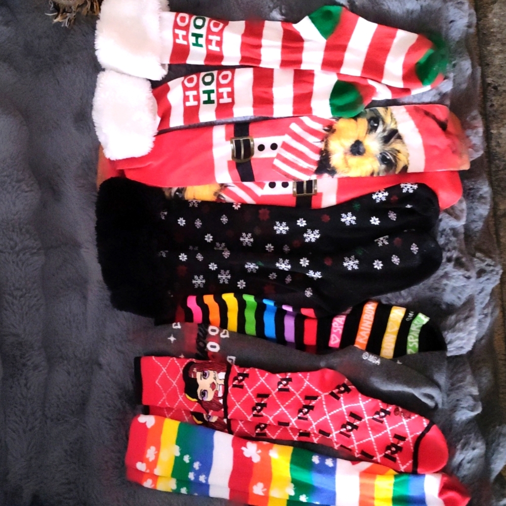 Bratz and  Christmas knee socks